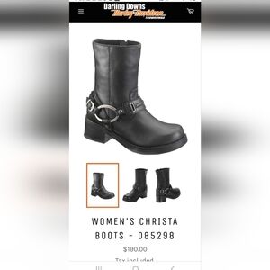 Harley Davidson Christa Harness Boot 6